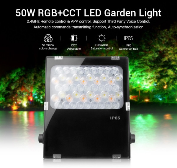Synergy 21 LED Flächenstrahler 50W RGB-WW (RGB-CCT) IP65 230V *Milight/Miboxer*