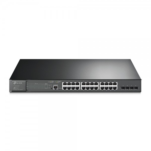 TP-Link Switch full managed Layer2+ 28 Port • 24x 1 GbE • 4x SFP • PoE Budget 384 Watt • 24x PoE at • 4x SFP • 19? • Omada • SG3428MP