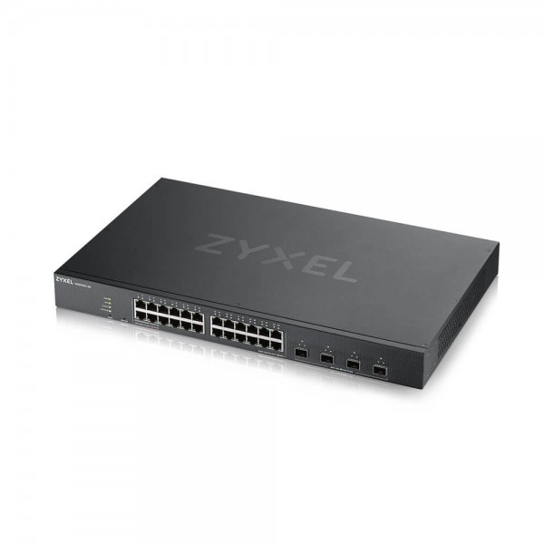 Zyxel Switch smart managed Layer2 28 Port Â• 24x 1 GbE Â• PoE Budget 375 Watt Â• 24x PoE at Â• 4x SFP+ Â• 19&quot; Â• NebulaFlex Â• XGS1935-28HP