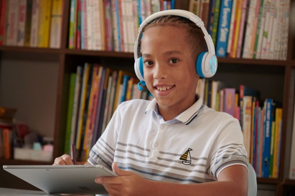Onanoff Kopfhörer für Kinder / Homeschooling / Bluetooth / Blau