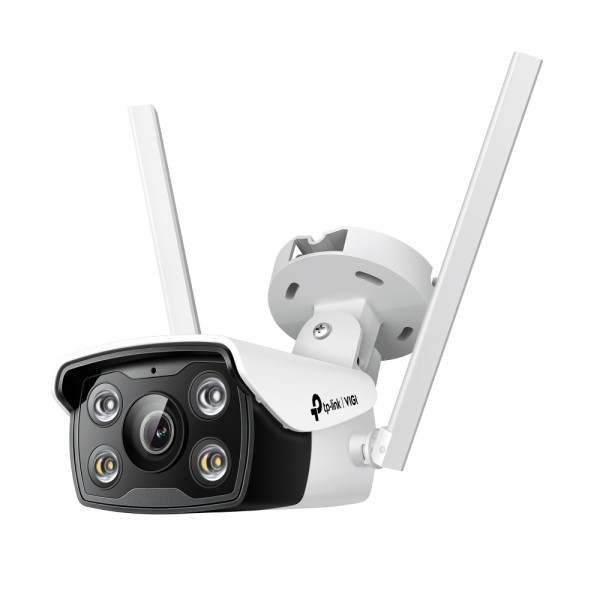 TP-Link - 4MP Outdoor Full-Color Wi-Fi Bullet Network Camera - VIGI C340-W(4mm)