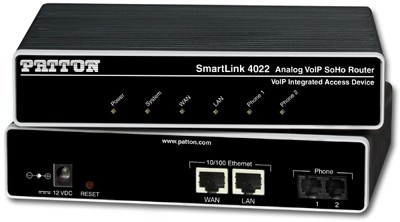 Patton Inalp SmartLink 4022, 2 FXS VoIP GW-Router