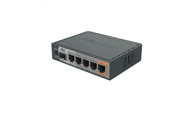 MikroTik RouterBOARD RB760iGS, hEX S, 5x Gigabit, 1x SFP, US