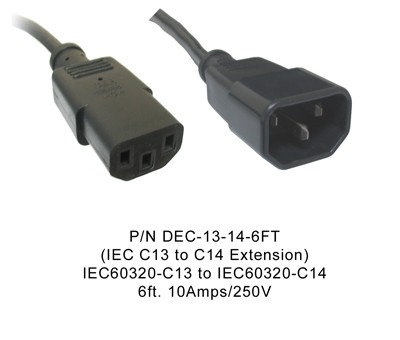 Perle Zubehör Power Cord RPSPcordC13C14
