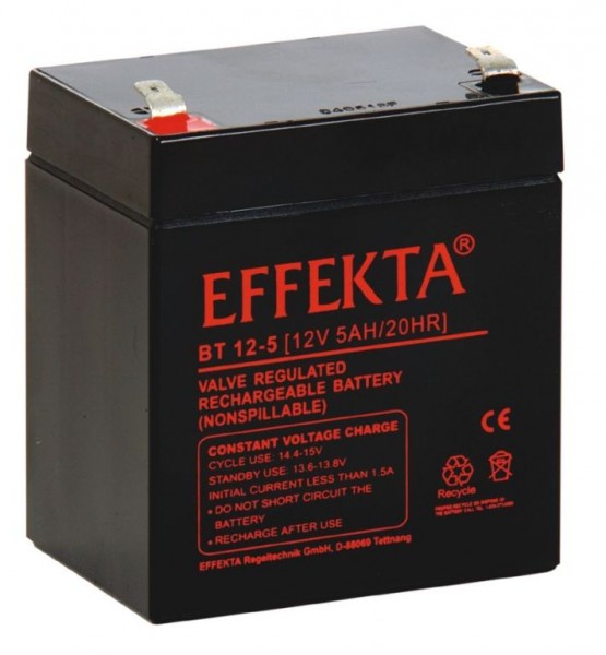 Effekta zbh. Akku, 12V-5AH,