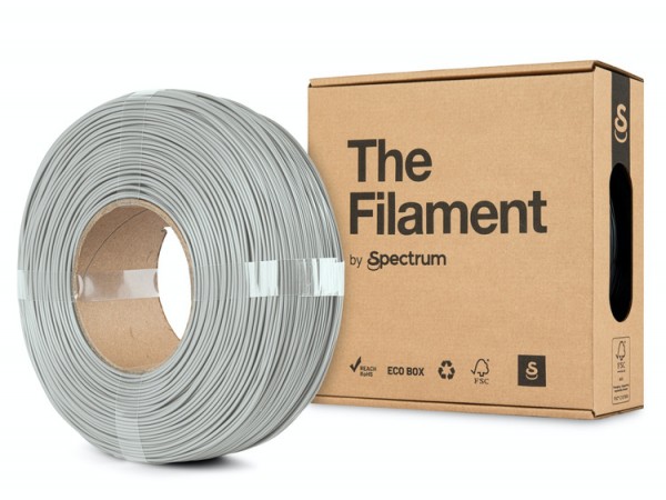 The Filament · ReFill PLA · SILVER ALUMINIUM · 1.75mm · 1kg