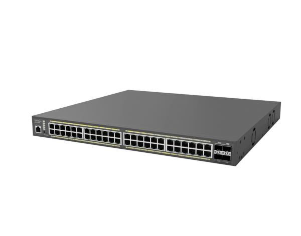 EnGenius Switch full managed Layer2+ 52 Port Â• 48x 1 GbE Â• PoE Budget 410W Â• 48x PoE at Â• 4x SFP+ Â• 19&quot; Â• ECS1552P Â• EnGenius Cloud