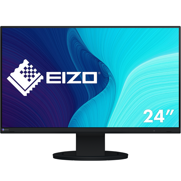 EIZO FlexScan EcoView UltraSlim EV2480-BK Monitor schwarz 24&quot;Zoll, IPS-Panel