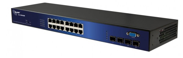 ALLNET Switch smart managed 16 Port Gigabit / 16x LAN / 4x SFP / Lüfterlos / 19&quot; / &quot;ALL-SG8420M&quot;