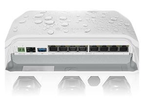 MikroTik RouterBOARDRB 5009UPr+S+OUT, 1x 2.5Gbit, 7x 1Gbit, PoE+ out/in, 1x SFP+, Outdoor