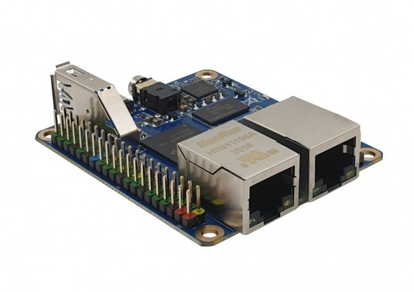 Rock Pi E D4W1 Dual Ethernet Board RK3328 512MB RAM 802.11 a/b/g/n, 2.4G