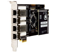 Sangoma Eight (8) span digital T1/E1/J1/PRI PCI-Express x1 Card and HW Echo Can