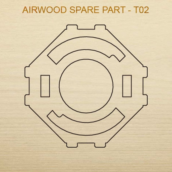 Airwood Holz Ersatzteil T02 / Spare Wood Part T02