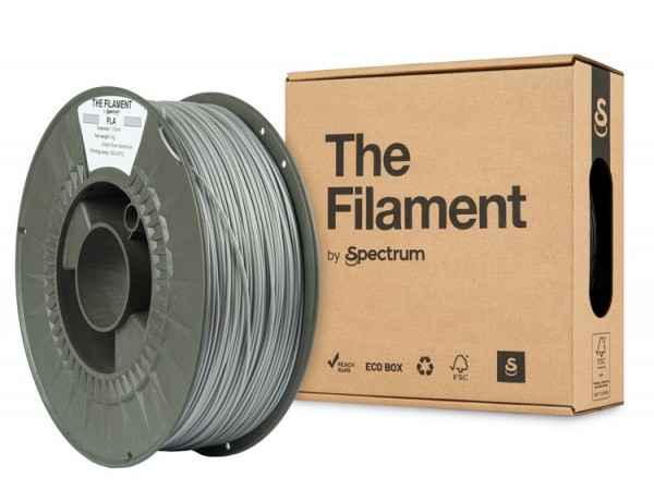 The Filament · PLA · SILVER ALUMINIUM · 1.75mm · 1kg