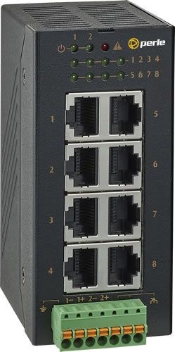 Perle IDS-106FE-2SFP Industrial Ethernet Switch