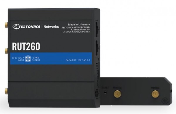 Teltonika · Router · RUT260 · Kompakter-4G/LTE Router