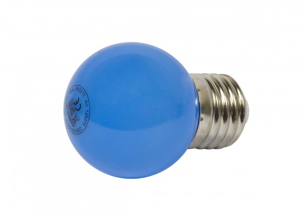 Synergy 21 LED Retrofit E27 Tropfenlampe G45 blau 1 Watt für Lichterkette