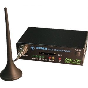 TEMA GSM-Gateway 1x FXS or FXO DIAL-101A Metallgehäuse / Antenne Abnehmbar FME