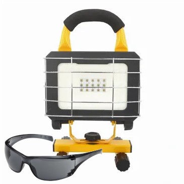 Synergy 21 LED UV-C Baustrahler 10W mit 3M Schutzbrille Virtua AP grau