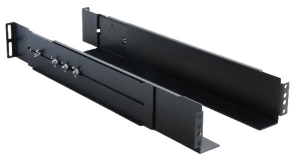 Effekta zbh.Gleitschienen für 19&quot; Schrank, 498-800mm veränderbar, bis zu 45Kg, 2HE