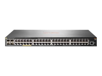 HP Switch 1000Mbit, 48xTP, 4xSFP/SFP+-Slot, 2930F-48G-PoE+-4SFP+,