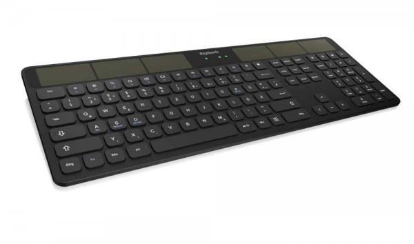 Keysonic Tastatur, Bluetooth 3.0, Solar, KSK-8001BTS