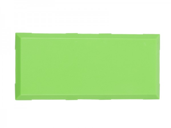 ALLNET BrickRknowledge Kunststoffschale 2x1 grün oben und unten 10er Pack