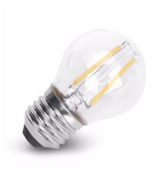Synergy 21 LED Retrofit E27 Tropfenlampe G45 ww 1,5 Watt für Lichterkette
