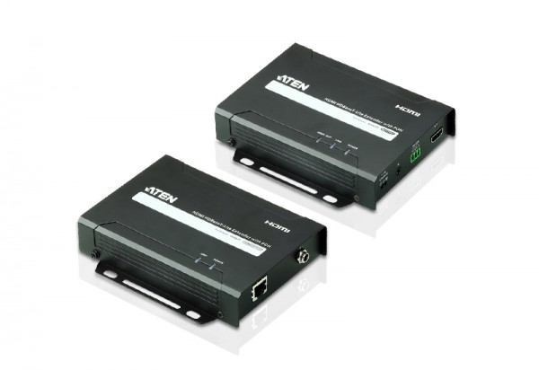 Aten Video-Extender, 40/70mtr. HDMI/RS-232, (4K bei 40 m), mit POH, Sender/Empfänger-Set