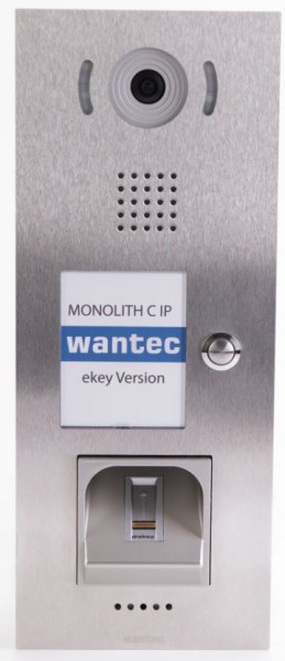 Wantec TFE MONOLITH C 300 IP Vision 1 Taste + Kamera + ekey