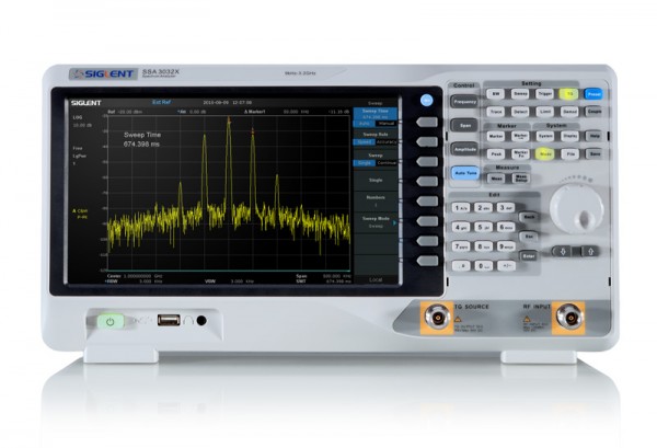 Siglent SSA3075X Plus Spektrumanalyzer / Das SSA3075X Plus ist ein leistungsstarker Spektrumanalyzer für die HF-Signal- und Netzwerkanalyse.