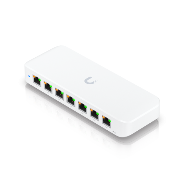 Ubiquiti Switch full managed Layer2 8 Port Â• 8x GbE Â• PoE Budget 202W Â• 7x PoE at Â• 1x PoE bt In Â• Desktop Â• Lüfterlos Â• UniFi Â• USW-Ultra-210W