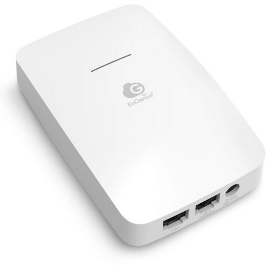 EnGenius Wireless AP WIFI6 • AX1800 • 2x2 • Indoor • 2x 1GbE PoE+ at, 1x 1GbE PSE out • ECW215 • EnGenius Cloud