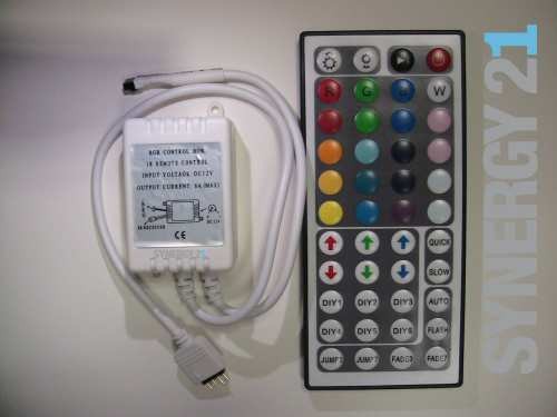 Synergy 21 LED Flex Strip RGB Controller DC12V IR +