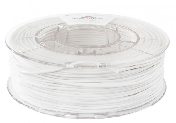 Spectrum 3D Filament / TPU S-Flex 90A / 1,75mm / Polar White / Weiß / 0,5kg