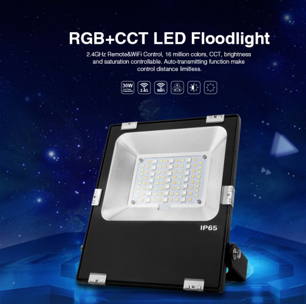 Synergy 21 LED Flächenstrahler 30W RGB-WW (RGB-CCT) IP65 230V *Milight/Miboxer*