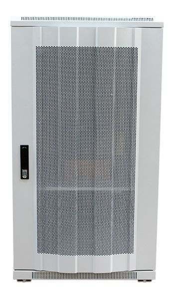 ALLNET 19&quot;Schrank, 22HE, B600/T1200mm, perforierte Blechtüren, Lichtgrau, SNB-Serie,