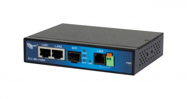 ALLNET ISP Bridge Modem VDSL2 mit Vectoring/Point-to-Point Slave-Modem unmanaged ALL-MC116SV-VDSL2
