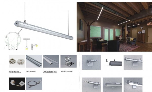 Synergy 21 LED U-Profil 200cm, ALU008