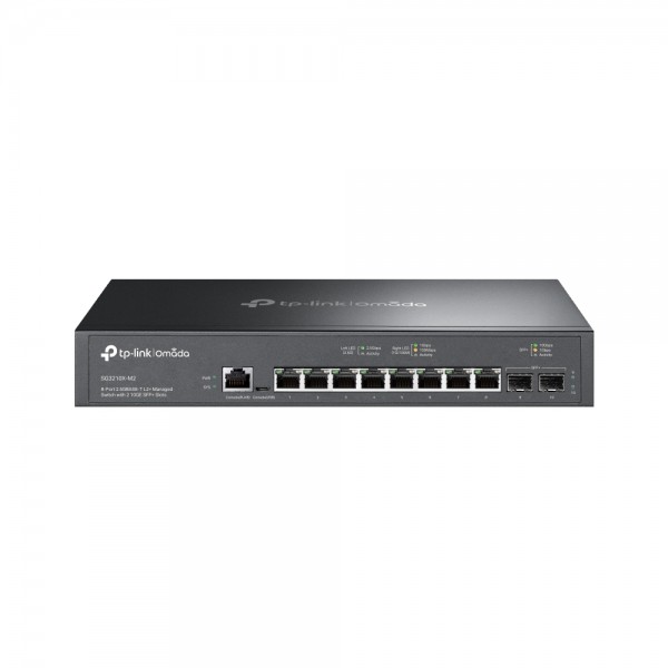 TP-Link Switch smart managed Layer2+ 8 Port Â• 8x 2.5 GbE Â• 2x SFP+ Â• 19&quot; Â• Omada Â• SG3210X-M