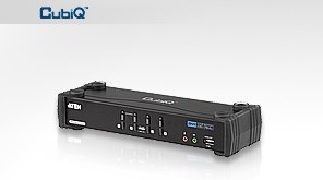 Aten KVM-Switch 4-f. Audio/USB/DVI
