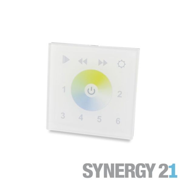 Synergy 21 LED Controller EOS 03 DMX512 dual white (CCT) Wandtaster schwarz