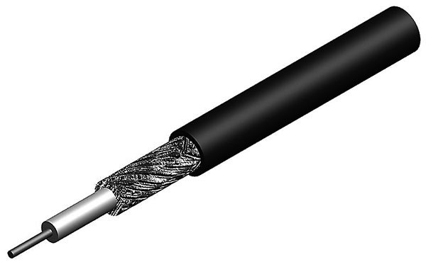 Telegärtner Koax-Kabel, Semi Flex .85 (FEP-Mantel) Koax-Kabel, 50 Ohm