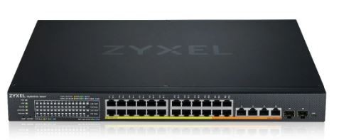 Zyxel Switch full managed Layer3 30 Port Â• 24x 2.5GbE Â• PoE Budget 700 Watt Â• 24x PoE bt Â• 4x 10 GbE Â• 2x SFP+ Â• 19&quot; Â• NebulaFlex Pro Â• XMG1930-30HP