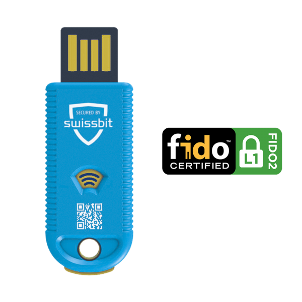Swissbit iShield Key FIDO2 USB/NFC Security Key Retailverpackung