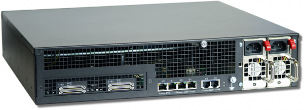 Patton SmartNode 10300 SmartMedia Gateway Primary Unit with 16 T1/E1, Upgradeable Transcoding Capacity, Universal Redundant AC Supply
