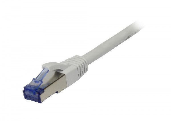 Patchkabel RJ45, CAT6A 500Mhz, 7.5m, weiss, S-STP(S/FTP), Komponent getestet(GHMT certified), AWG26, Synergy 21