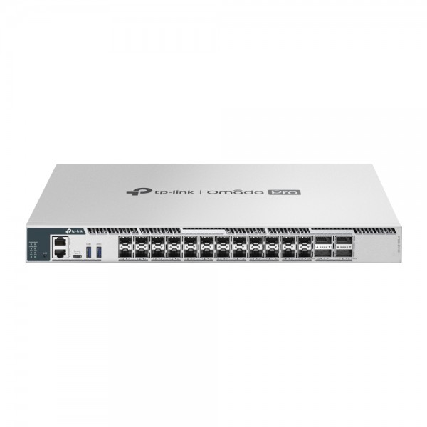 Omada PRO full managed Layer 3 Switch • 28 Port • 24x SFP28, 4x QSFP28 • Omada PRO • S7500-24Y4C