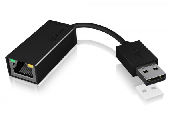 ICY Box Adapter, USB 2.0 auf Ethernet 10/100Mbit, IB-AC509a,