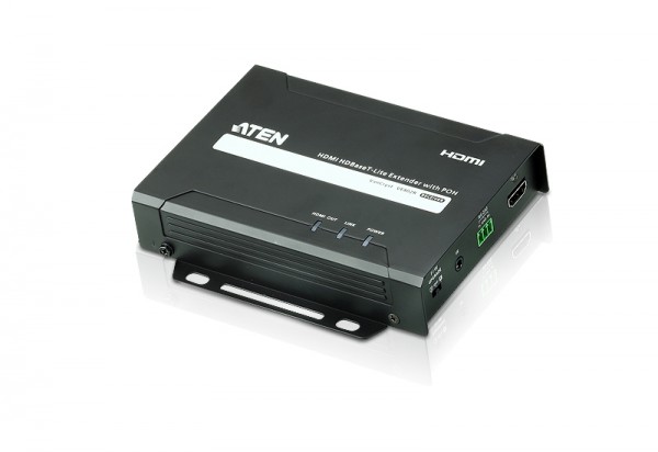 Aten Video-Extender, 40/70mtr. HDMI/RS-232, (4K bei 40 m), mit POH, Empfänger